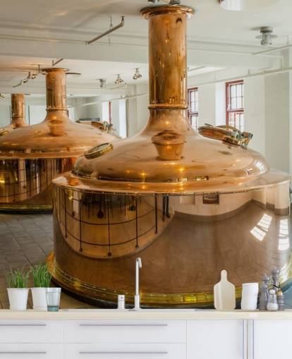 Copper Containers at Brewery Wallpaper