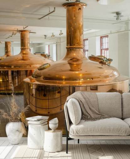 Kobber Containere og Brewery Wallpaper