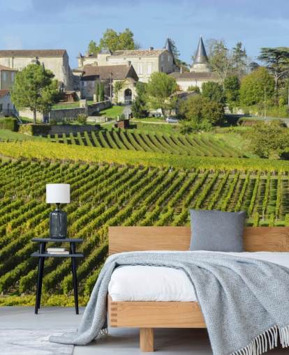 Décoration murale du vignoble français