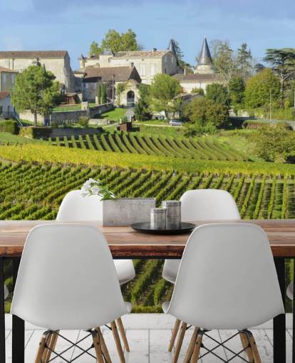 French Vineyard Wall Mural French Vineyard Wall Mural