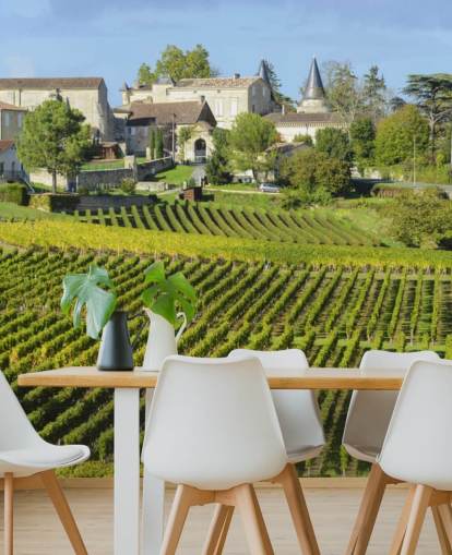 Décoration murale du vignoble français