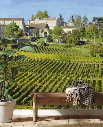 French Vineyard Wall Mural
