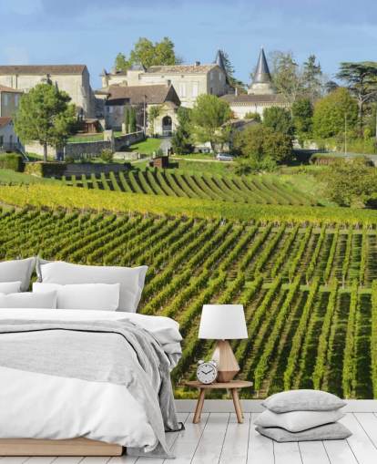 Décoration murale du vignoble français