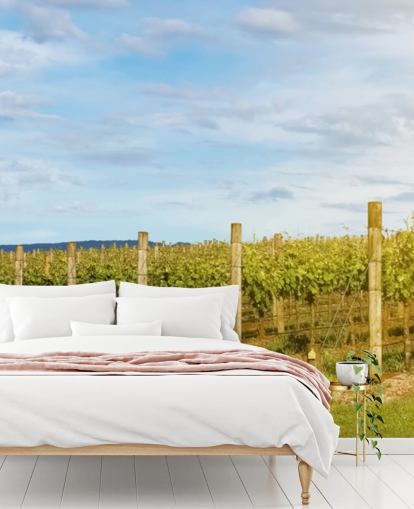 Australia Yarra Vineyard Wall Mural Australia Yarra Vineyard Wall Mural