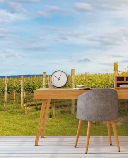Australia Yarra Vineyard Wall Mural Australia Yarra Vineyard Wall Mural