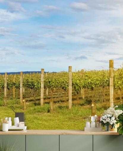 Australia Yarra Vineyard Wall Mural