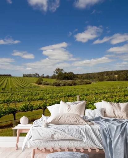 Rows of Grapes Vineyard Wallpaper Rows of Grapes Vineyard Wallpaper