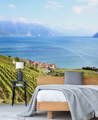 Coastal Vineyard Wall Mural