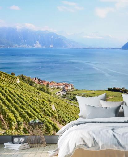 Coastal Vineyard Wall Mural