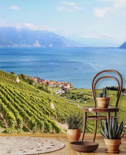 Coastal Vineyard Wall Mural