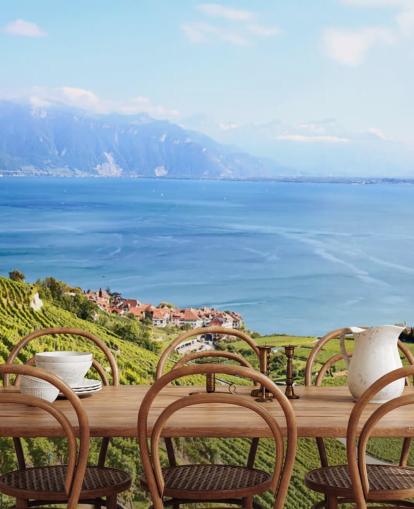 Coastal Vineyard Wall Mural