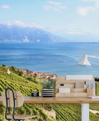 Coastal Vineyard Wall Mural