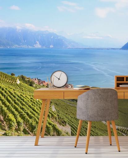 Coastal Vineyard Wall Mural