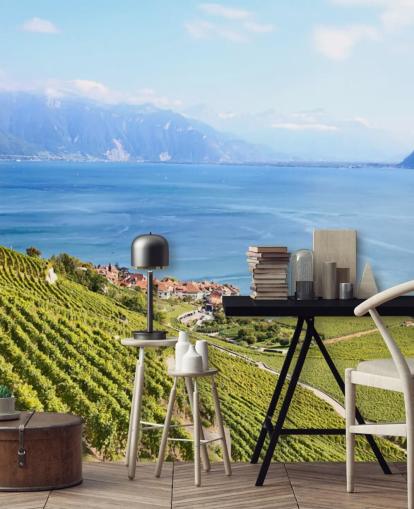 Mural de pared Viña costera