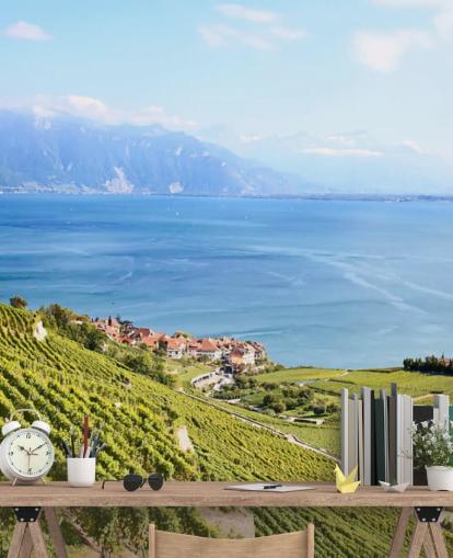 Coastal Vineyard Wall Mural