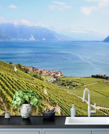 Coastal Vineyard Wall Mural