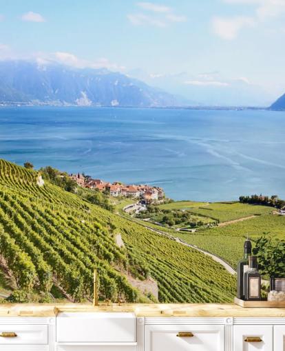 Coastal Vineyard Wall Mural Coastal Vineyard Wall Mural