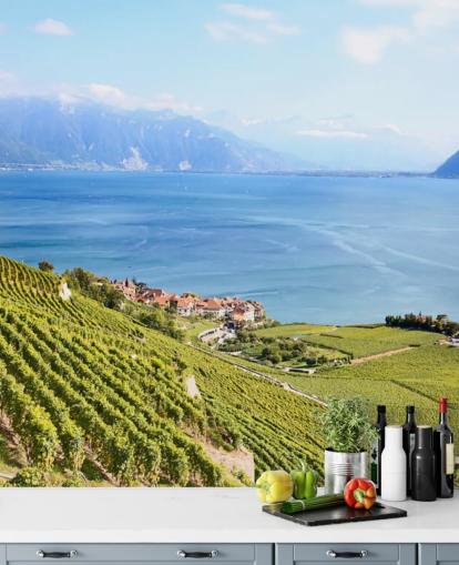 Coastal Vineyard Wall Mural Coastal Vineyard Wall Mural