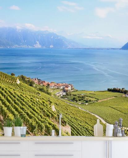 Coastal Vineyard Wall Mural