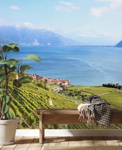 Coastal Vineyard Wall Mural