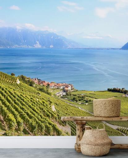 Coastal Vineyard Wall Mural