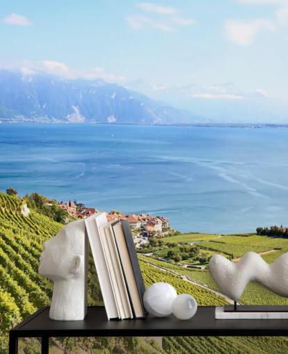 Coastal Vineyard Wall Mural