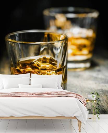 Whiskey and Ice Wall Mural