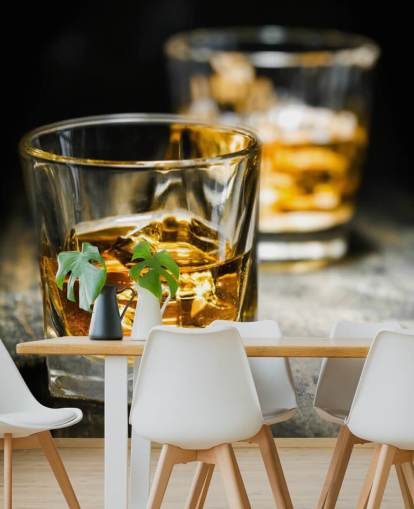 Mural de pared Hielo y whisky Mural de pared Hielo y whisky