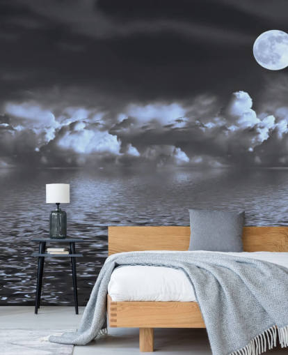 Papel de Parede Moon View by the Sea