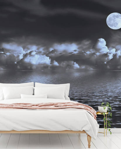 Papel de Parede Moon View by the Sea