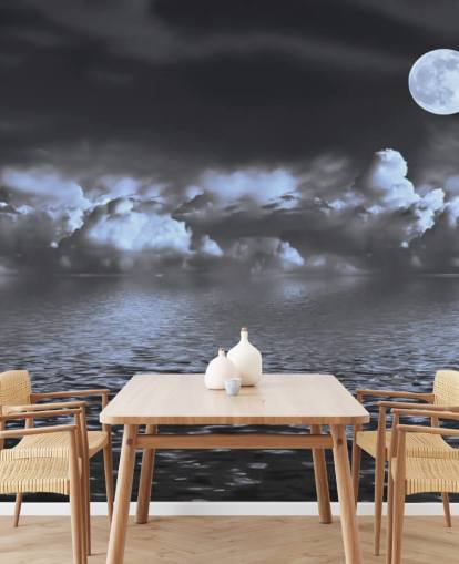 Moon View by the Sea Taustakuva Moon View by the Sea Taustakuva