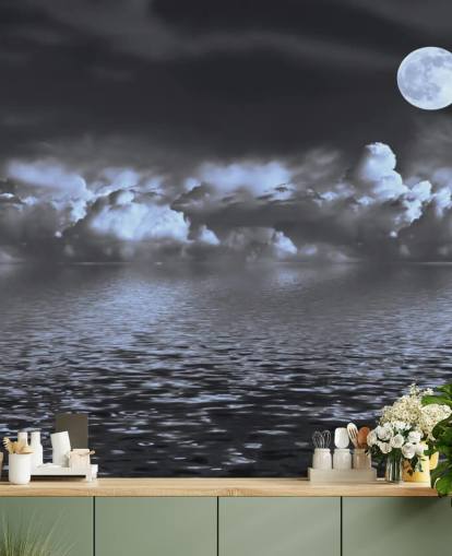 Moon View by the Sea Taustakuva