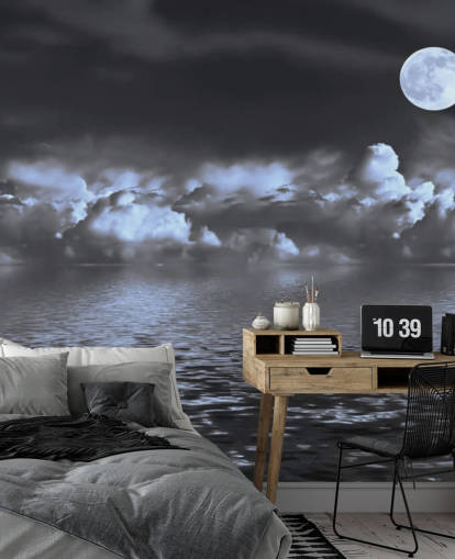 Moon View by the Sea Taustakuva