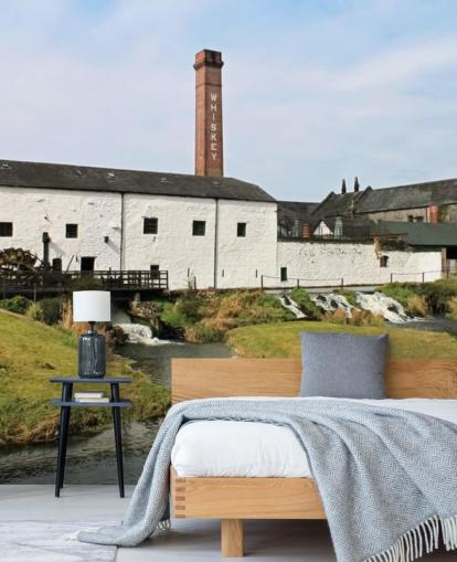 Old White Distillery Building Wallpaper