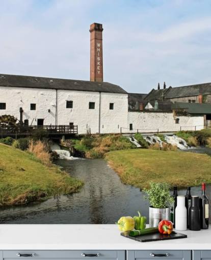 Papel pintado Edificio Old White Distillery