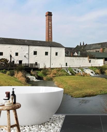 Papel pintado Edificio Old White Distillery