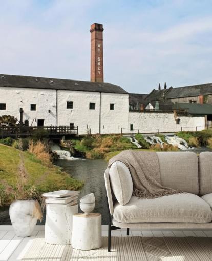 Papel pintado Edificio Old White Distillery