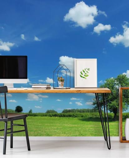 Fondo de pantalla de cielo azul y nubes blancas Fondo de pantalla de cielo azul y nubes blancas