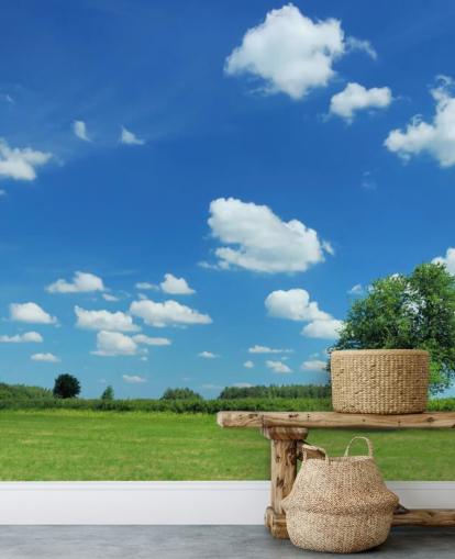 Blå himmel og hvite skyer Himmel Bakgrunn