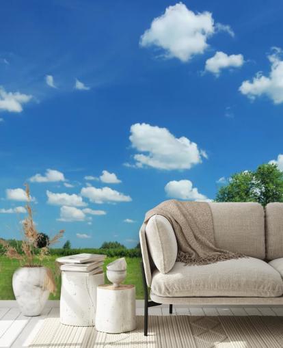 Blue Sky en White Clouds Sky Wallpaper Blue Sky en White Clouds Sky Wallpaper