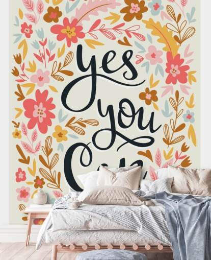 Ja din kan tapet Mural