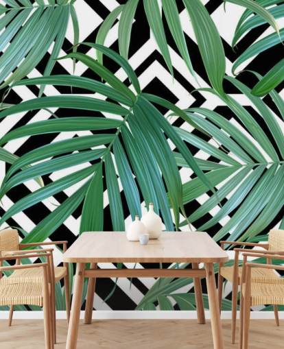 Banana Leaf Pattern Wallpaper Banana Leaf Pattern Wallpaper