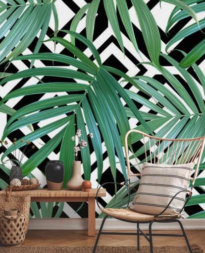 Banana Leaf Pattern Papel