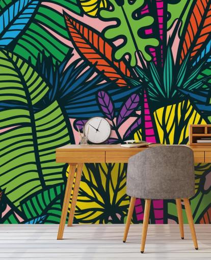 brightly coloured leaves wallpaper brightly coloured leaves wallpaper