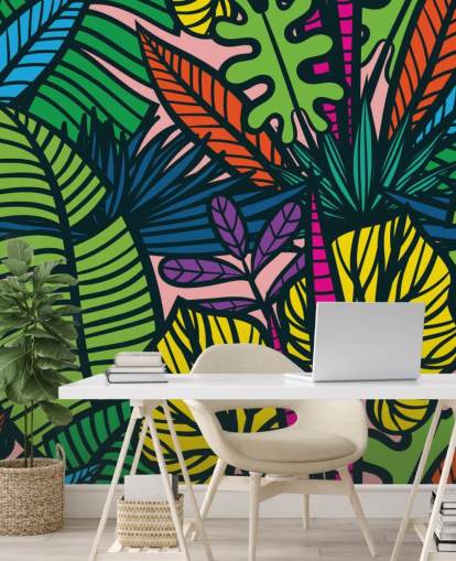 brightly coloured leaves wallpaper brightly coloured leaves wallpaper