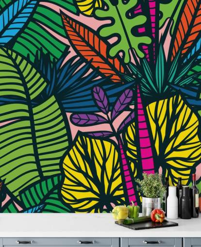 brightly coloured leaves wallpaper brightly coloured leaves wallpaper