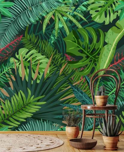 Papel pintado Hojas de monstera Papel pintado Hojas de monstera