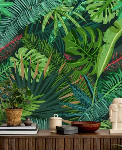 Papel pintado Hojas de monstera