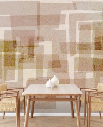 Brown Square Abstrakt Bakgrunn