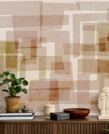 Brown Square Abstract Wallpaper Brown Square Abstract Wallpaper